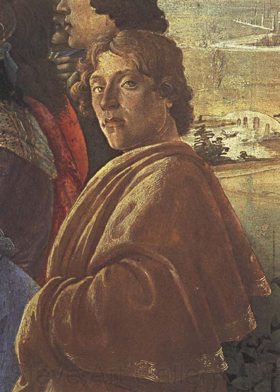 Sandro Botticelli Detail from the Adoraton of the Magi